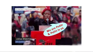 'We're Putin & Putin Is Us"  Julius Melema #activism #speech