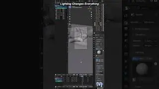 3D Lighting Transformation #blender #shorts #eevee