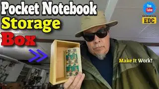 Pocket Notebook Storage Box Organizer