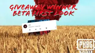 0.9.5 First Thoughts | PUBG Mobile Beta | Giveaway Winner