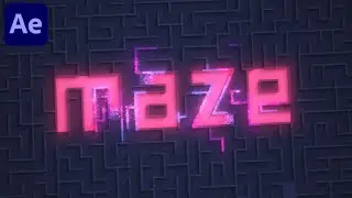 Maze Reveal Logo with After Effects and AutoFill
