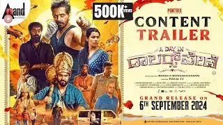 A Day in Dollarspete Content Trailer | In Theaters 06th September 2024 | Mohan N Muninarayanappa