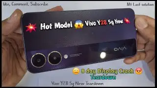 ❗️New 🔥Hot Model🔥 8 Day Display Crack 😱Vivo Y28 5g Disassembly & Teardown