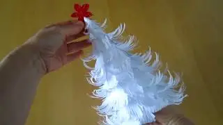 3D Weihnachtsbaum aus Papier selber machen
