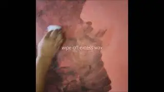 Wine Yard Texture wall Ruby Red Metallic Matte plaster by MacoAvell