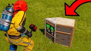 THE MOST COMPACT CUBE BUNKER ( SOLO 1x1 BASE DESIGN ) RUST