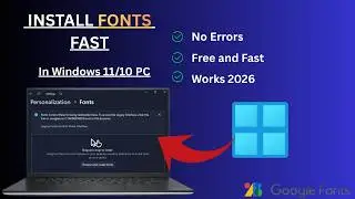 Add Fonts to Windows PC in 2 Minutes (Quick & Easy) 🔥