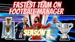 THE FASTEST TEAM ON FOOTBALL MANAGER 2023 - FM23 FASTEST PLAYERS - FASTEST TEAM ON FM23 - SEASON 3