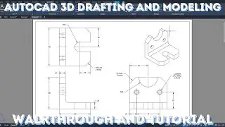 Complete 3D AutoCAD Video with Dimensions