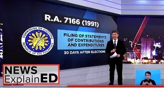 NEWS ExplainED: Ano ang Statement of Contribution and Expenditures?