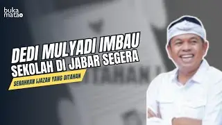 Dedi Mulyadi Imbau Sekolah Di Jabar Segera Serahkan Ijazah Yang Ditahan