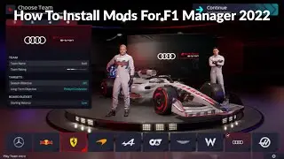 How To Install Mods For F1 Manager 2022 (Black W13, Audi Team)
