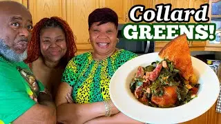 How to make Collard Greens! Ft. Deddy’s 1st Born! | Deddy’s Kitchen