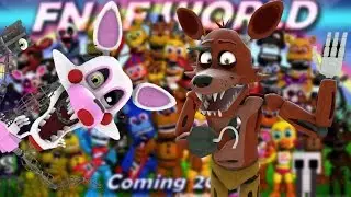 MANGLE AND FOXY REACT TO: FNAF World OST - 
