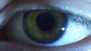 Human eye cinematic stock video 4K UHD HDR
