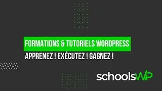 schoolsWP : Maîtrisez WordPress 💻 Votre allié pour une présence en ligne - Formation WordPress