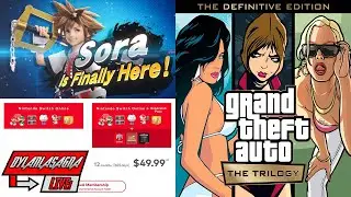DylanLasagna LIVE: Talking Sora in Smash, GTA Trilogy Definitive Edition, Switch Online Expansion