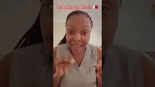 I tried threading my eyebrows for the first time in Bahrain 🇧🇭 #shorts #youtubeshorts #shortsvideo
