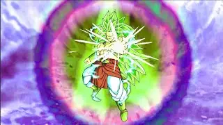 Legendary Super Saiyan 3 Aura Blue Screen (DBZ Budokai Tenkaichi Style)