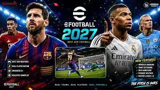 eFootball 2027 Gameplay 🔥 NEXT GEN GRAPHICS & INSANE REALISM! 😱⚽ | KONAMI