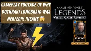 INSANE FOOTAGE of Why Dothraki Longbraid Will Be Nerfed- Full Egg Event| Game of Thrones Legends