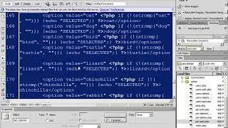 Creating a CMS with Dream weaver-4