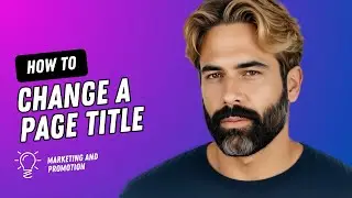 How To Change A Page Title