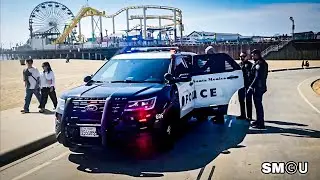 𝗦𝗛𝗢𝗥𝗘𝗟𝗜𝗡𝗘 𝗔𝗥𝗥𝗘𝗦𝗧: Santa Monica Police Take Intoxicated Suspect Into Custody Near the Pier