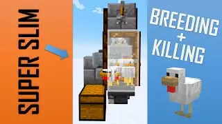 New narrow chicken farm/breeder in Minecraft
