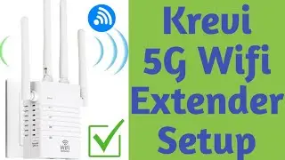 How to Setup Krevi 5G 1200mbps Wifi Extender? Krevi Wifi Booster Login | Devicessetup