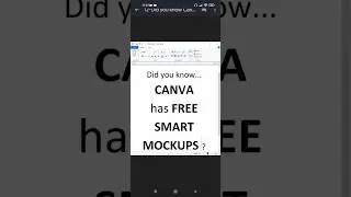 DISCOVER the FREE SMART MOCKUPS in CANVA 