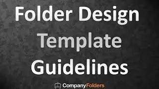 How to Customize Your Free Folder Design Template