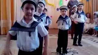 Танец моряков. Средняя группа 