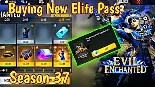 Buying Elite Pass Season 37 Full Video | Free Fire June Elite Pass 23K GLODEN-MOOD 