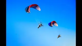 ВОСТОРГ!! Синхронный полет на 2 парапланах!