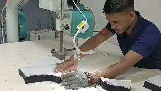 Band knife fabric cutting machine use in apparel industry | garments industy |