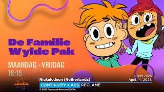 Nickelodeon (Netherlands) continuity + ads | April 14, 2026 • reclame | 14 april 2026