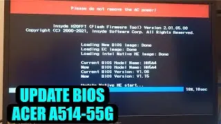 CARA UPDATE BIOS LAPTOP ACER A514-55G | HARDWARE TUTORIAL