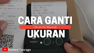 Cara merubah ukuran Teks printer Bluetooth