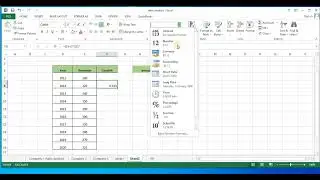 sales growth on Excel