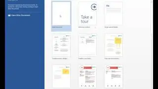 How to create a PDF doc MS  office 2013