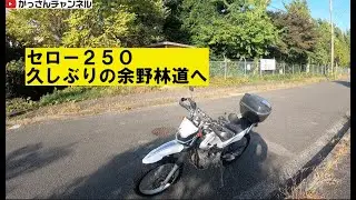 ヤマハセロー２５０「久しぶりの余野林道」