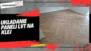 Układanie paneli LVT na klej. #flooring #sanding #parkiet #cyklinowanie #wood #lvtflooring