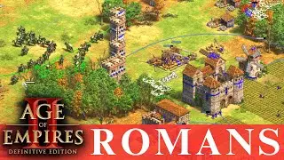 Age of Empires 2 DE ROMAN CIVILIZATION. MULTIPLAYER Gameplay [PC 4K Graphics]