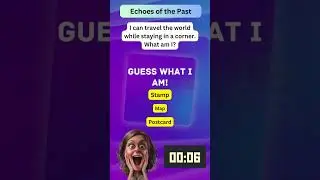 ⚡️ Lightning Riddles: I can travel the world while staying in a corner. What am I? ⚡️