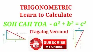 TRIGONOMETRY FUNCTION(SOH CAH TOA)TAGALOG VERSION