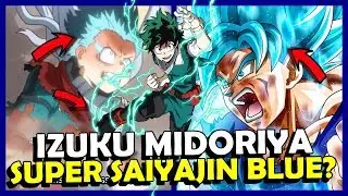 DEKU SUPER SAIYAJIN BLUE! O 100% INFINITO DO ONE FOR ALL