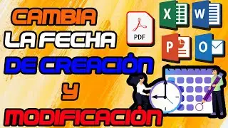 Como cambiar la fecha de creación, modificación, último acceso de cualquier documento PDF, Word, etc