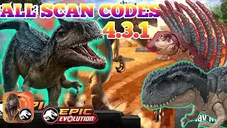 Jurassic World Play EPIC EVOLUTION MATTEL TOYS Scan Code All Dinosaurs BAJADASAURUS MAPUSAURUS
