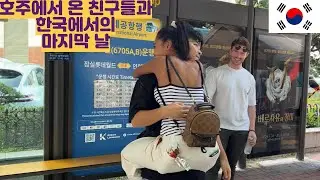 호주에서 온 친구들과 한국에서의 마지막날